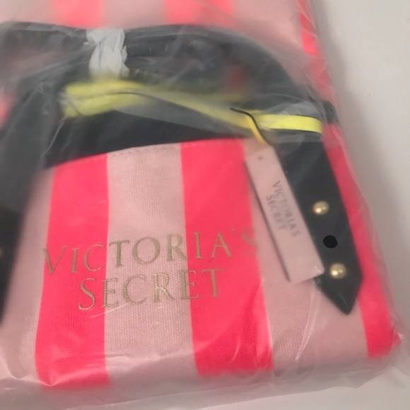 Victoria secret striped tote NEW - Picture 4 of 5
